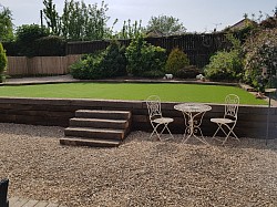 Artificial Turf and sleepers
